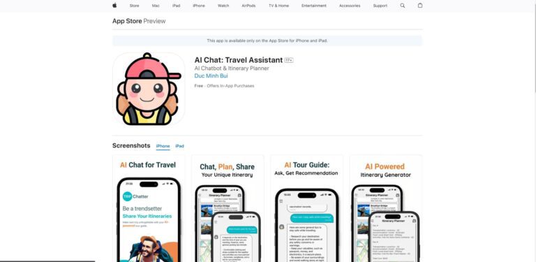 AI Chat Travel Assistant