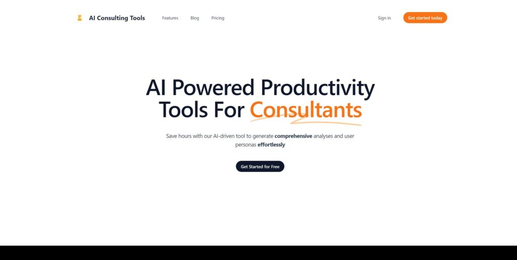 AI Consulting Tools