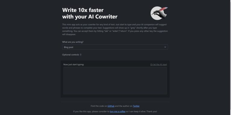 AI Cowriter