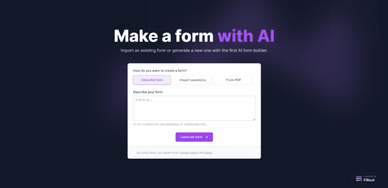 AI Form Builder