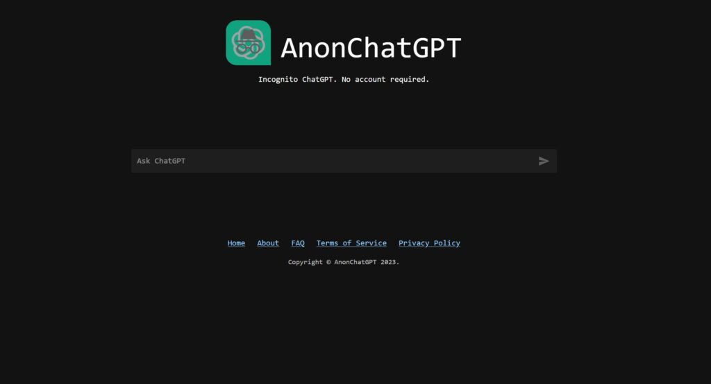 AnonChatGPT