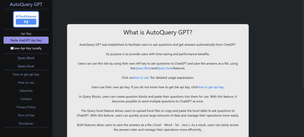 AutoQuery GPT