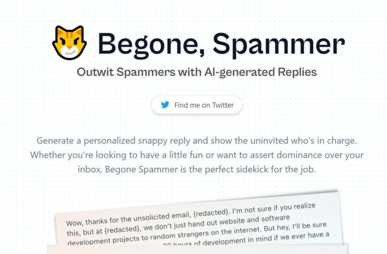 Begone Spammer