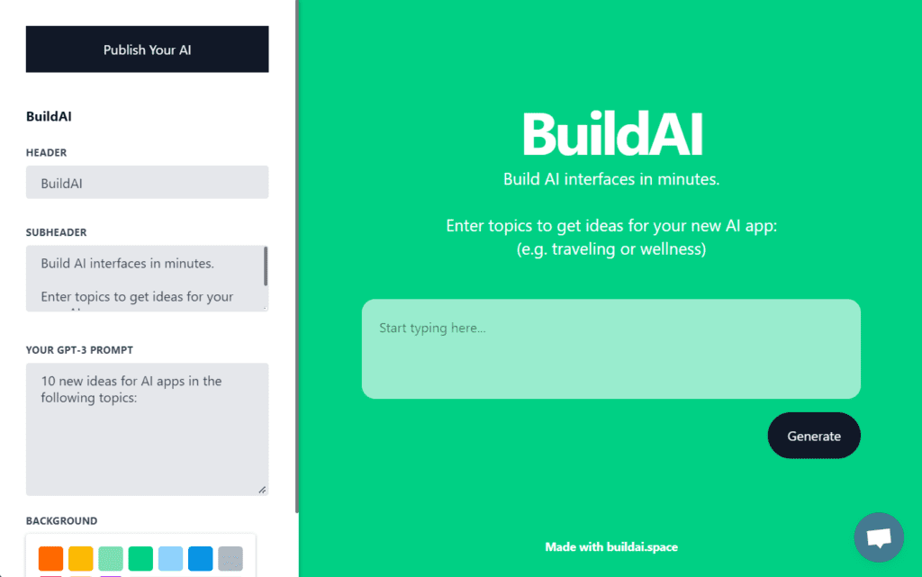 Build AI