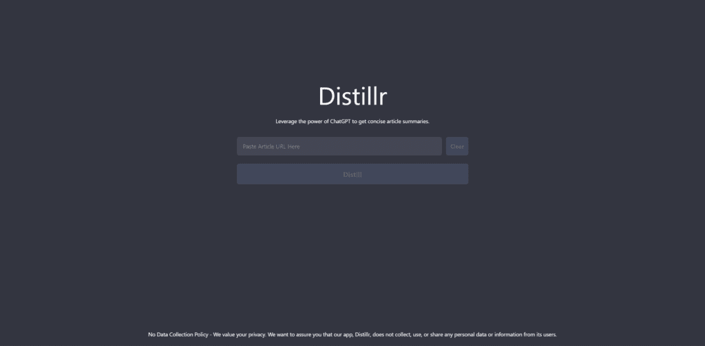 Distillr