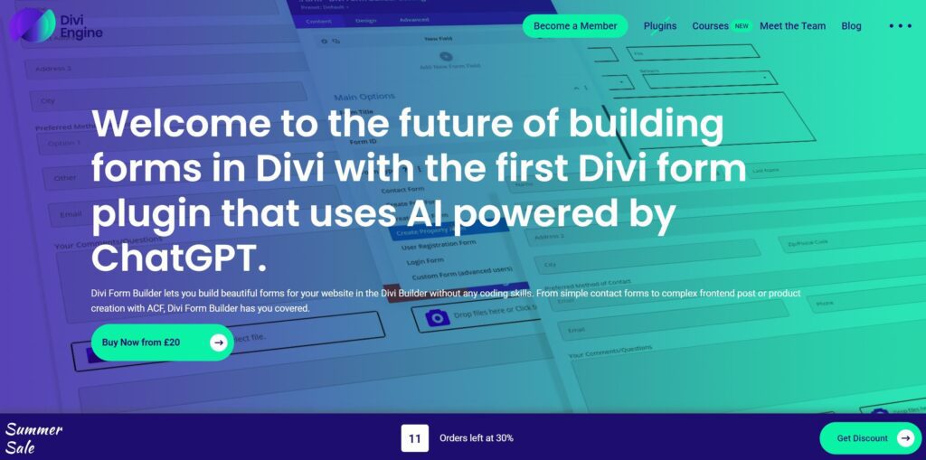 Divi Form Builder