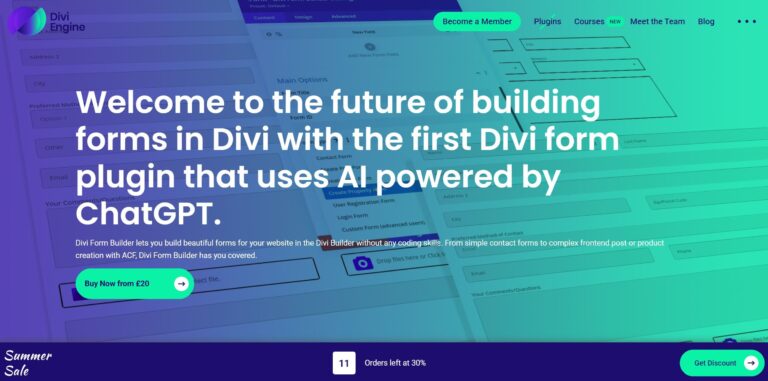 Divi Form Builder