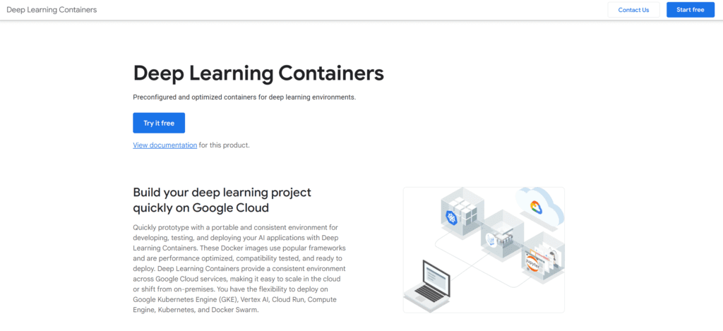 Google Deep Learning Containers