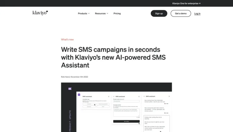 Klaviyo SMS Assistant