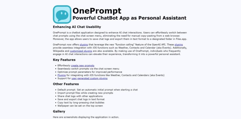 OnePrompt