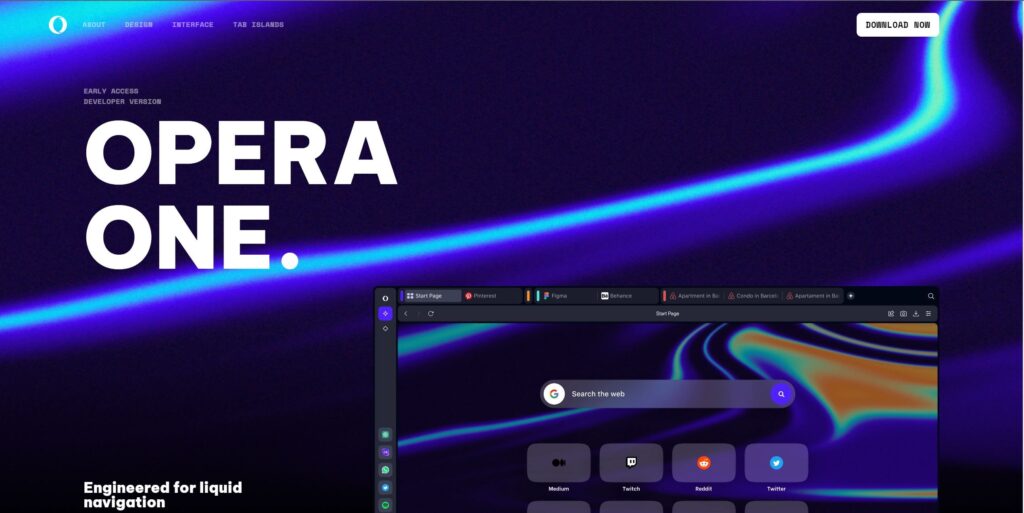 Opera One Browser