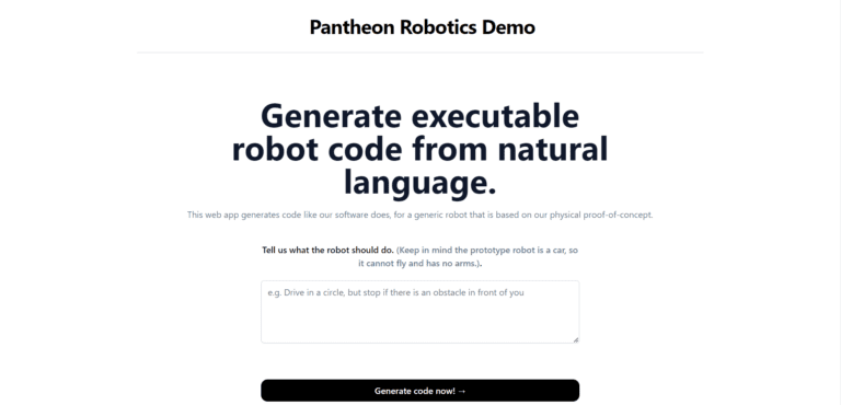 Pantheon Robotics