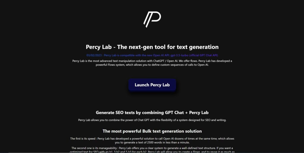 Percy Lab