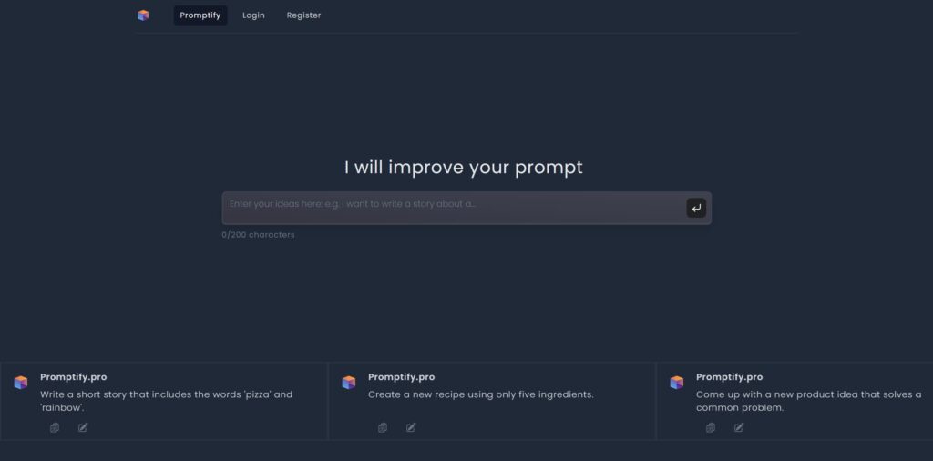 Promptify Editor