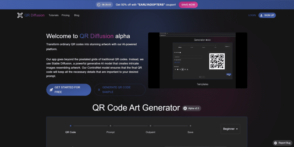 QR Diffusion