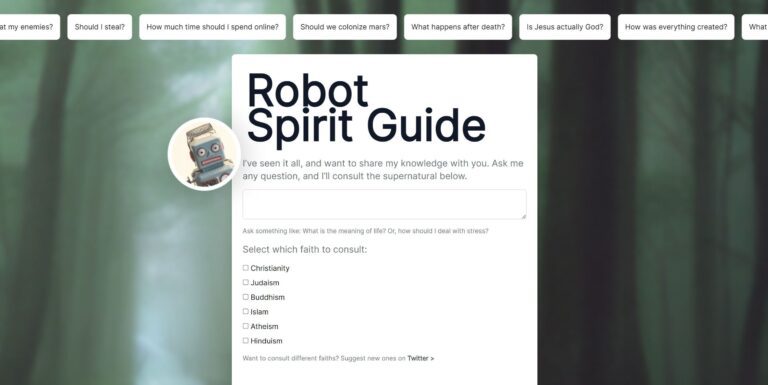 Robot Spirit Guide