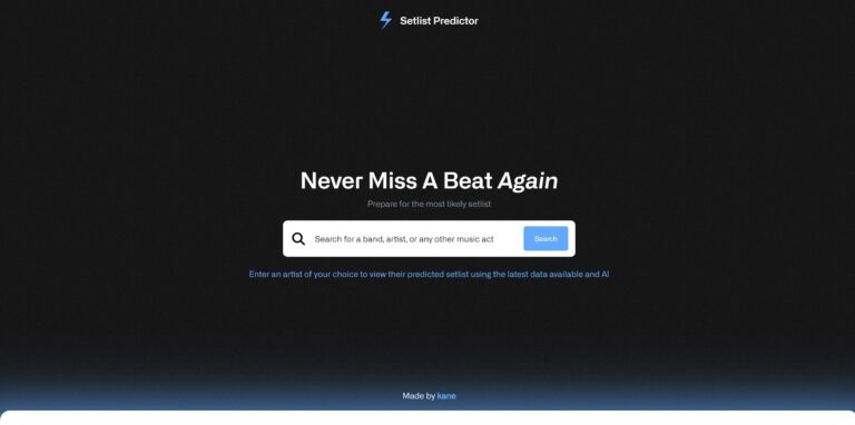 Setlist Predictor