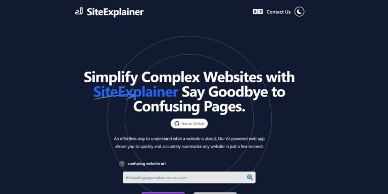 SiteExplainer