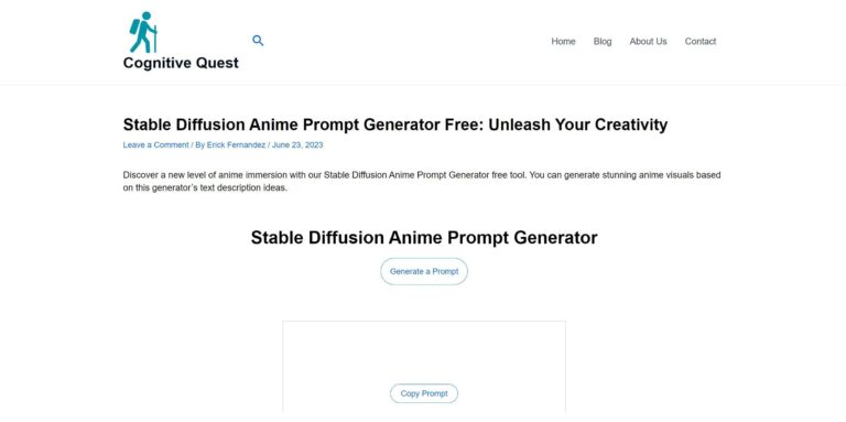 Stable Diffussion Anime Prompter