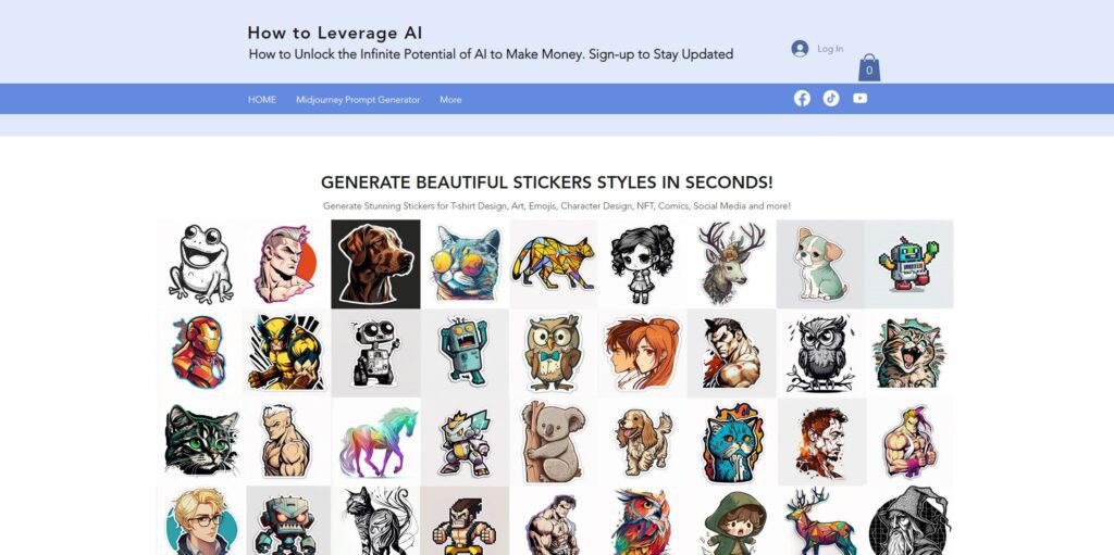 Sticker Prompt Generator