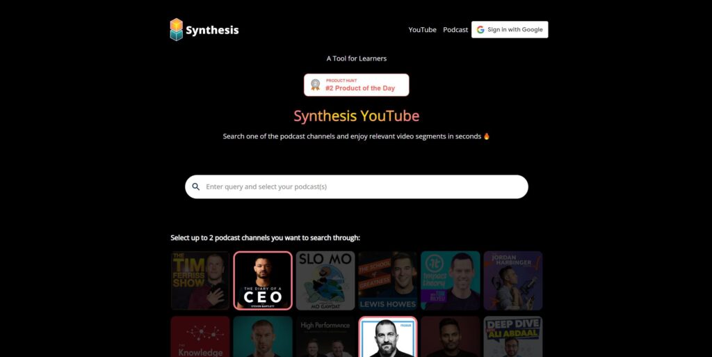 Synthesis Youtube