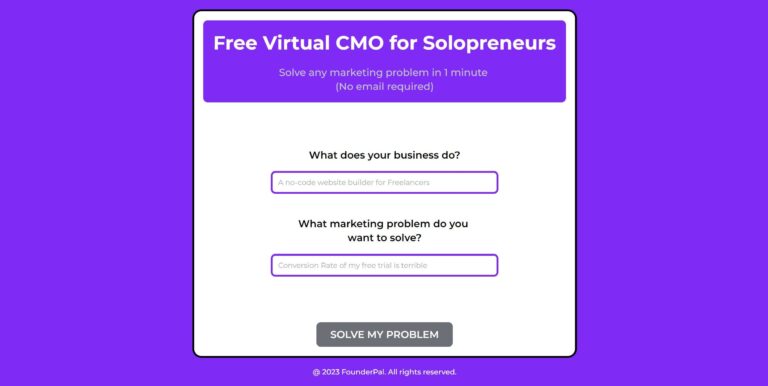 Virtual CMO