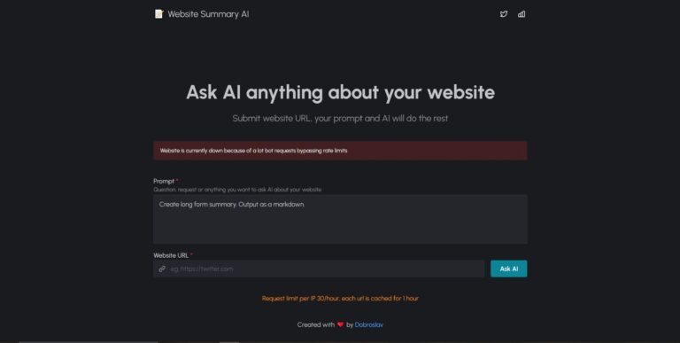 Website Summary AI